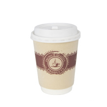 Amazon hot wholesale beverage 8oz coffee mug paper cup and lids manufacturer